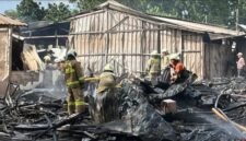 Gegara Ditinggal Saat Memasak, 10 Warung Hangus Terbakar di Kalideres (Foto.Ist)